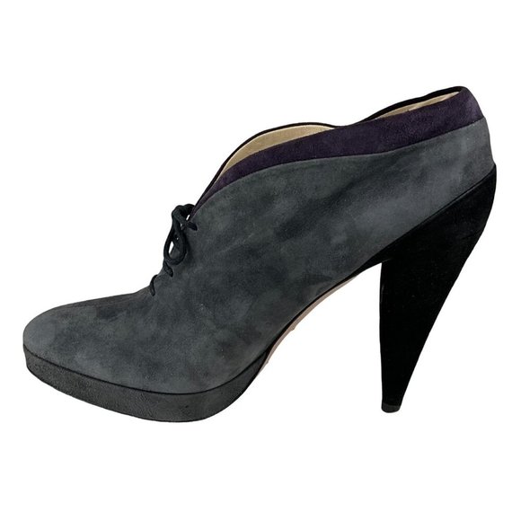 Prada Women's High Stiletto Ankle Heeled Boots Multicolor Sz 38 - Picture 6 of 11